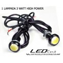 DRL DAYLIGHT UNIVERSALE TIPO MERCEDES 12 LED HIGH POWER