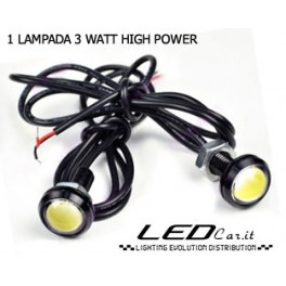 LAMPADA LENTICOLARE 3W LED HIGH POWER UNIVERSALE